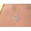 Collar plata Árbol de la Vida circonitas