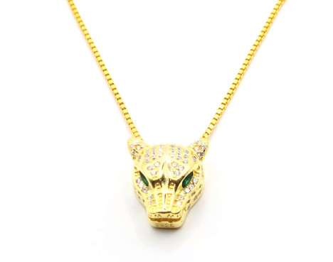 Collar plata Pantera