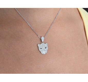 Collar Pantera plata