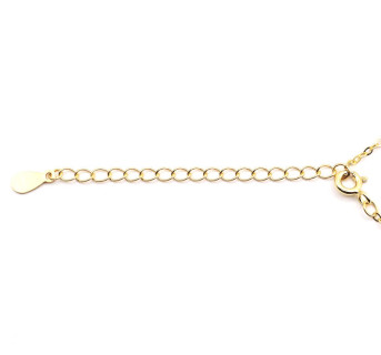 Gargantilla Serpiente plata baño oro