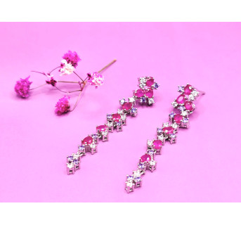 Pendientes Fucsia
