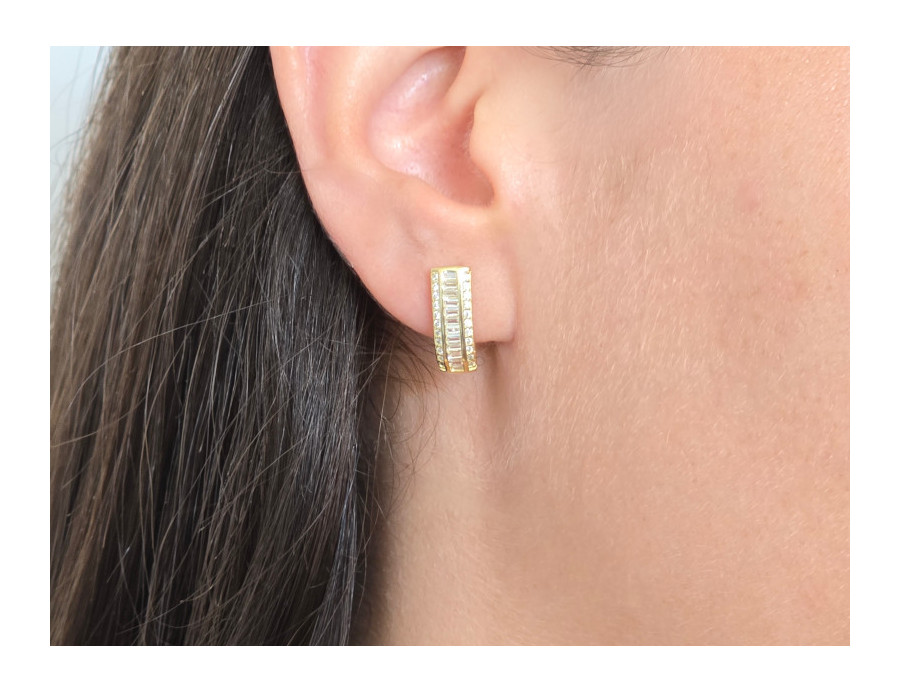 Pendientes Catalán baño oro Pendientes Catalán baño oro
