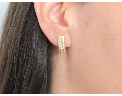 Pendientes Catalán baño oro