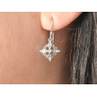 Pendientes hippie Nudo de Bruja plata