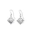 Pendientes hippie Nudo de Bruja plata