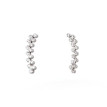 Pendientes Trepadores plata y circonitas Pendientes Trepadores plata y circonitas