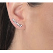 Pendientes Trepadores plata y circonitas Pendientes Trepadores plata y circonitas