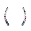 Pendientes Trepadores plata de color Pendientes Trepadores plata de color
