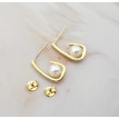 Pendientes de perlas y circonitas Pendientes de perlas y circonitas