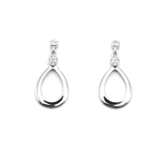 Pendientes lisos largo medio