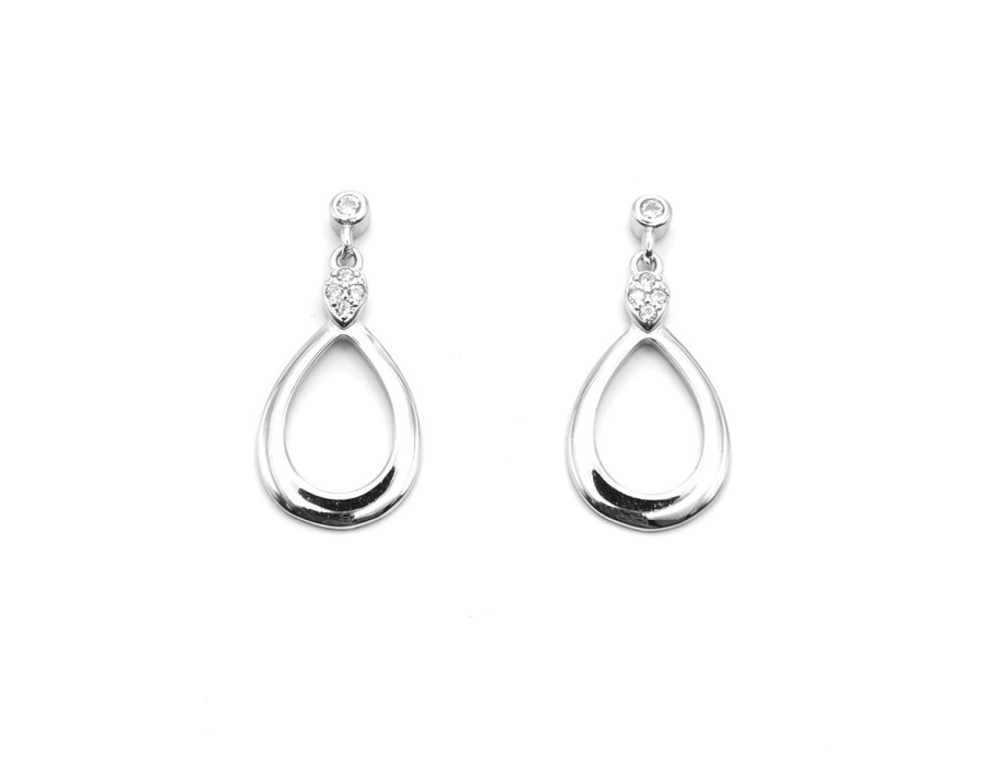 Pendientes Lisos largo medio plata Pendientes Lisos largo medio plata