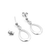 Pendientes Lisos largo medio plata Pendientes Lisos largo medio plata