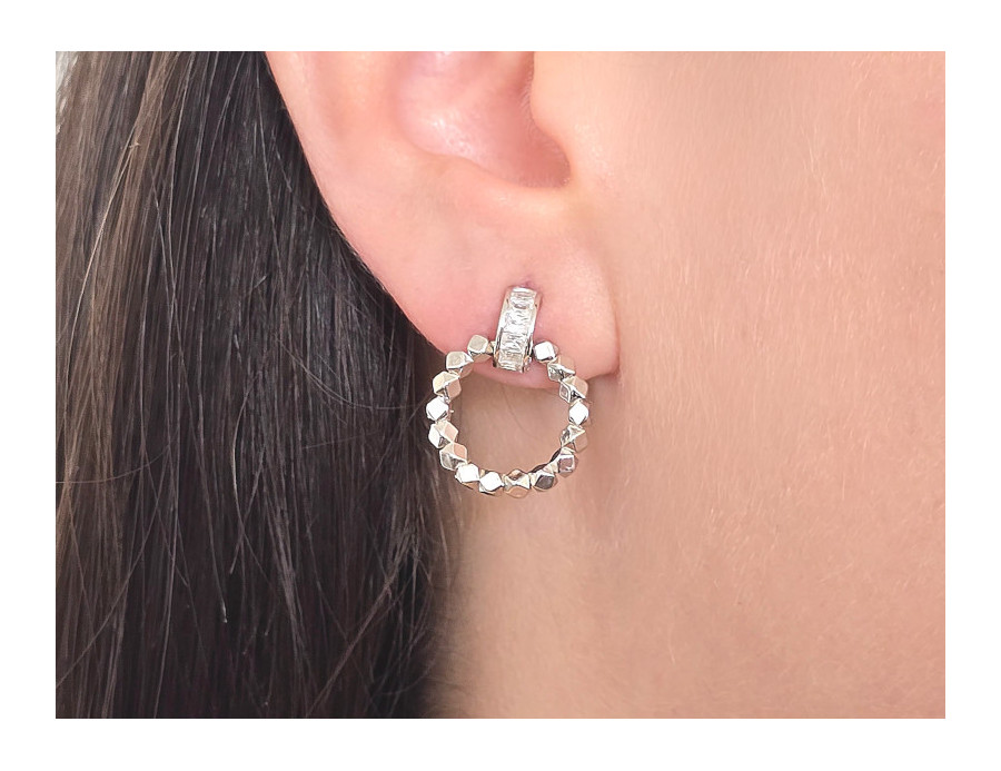 Pendientes Aros labrados plata Pendientes Aros labrados plata