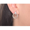 Pendientes Aros labrados plata Pendientes Aros labrados plata