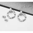 Pendientes Aros labrados plata Pendientes Aros labrados plata