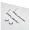 Pendientes largos circonitas Pendientes largos circonitas