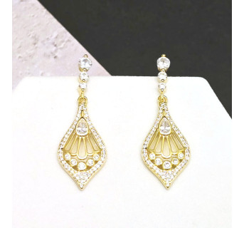Pendientes largos circonitas