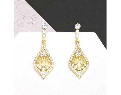 Pendientes largos circonitas