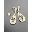 Pendientes largos plata circonitas Pendientes largos plata circonitas