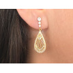 Pendientes largos plata circonitas Pendientes largos plata circonitas