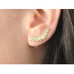 Pendientes Trepadores plata circonitas Pendientes Trepadores plata circonitas