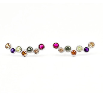 Pendientes trepadores color