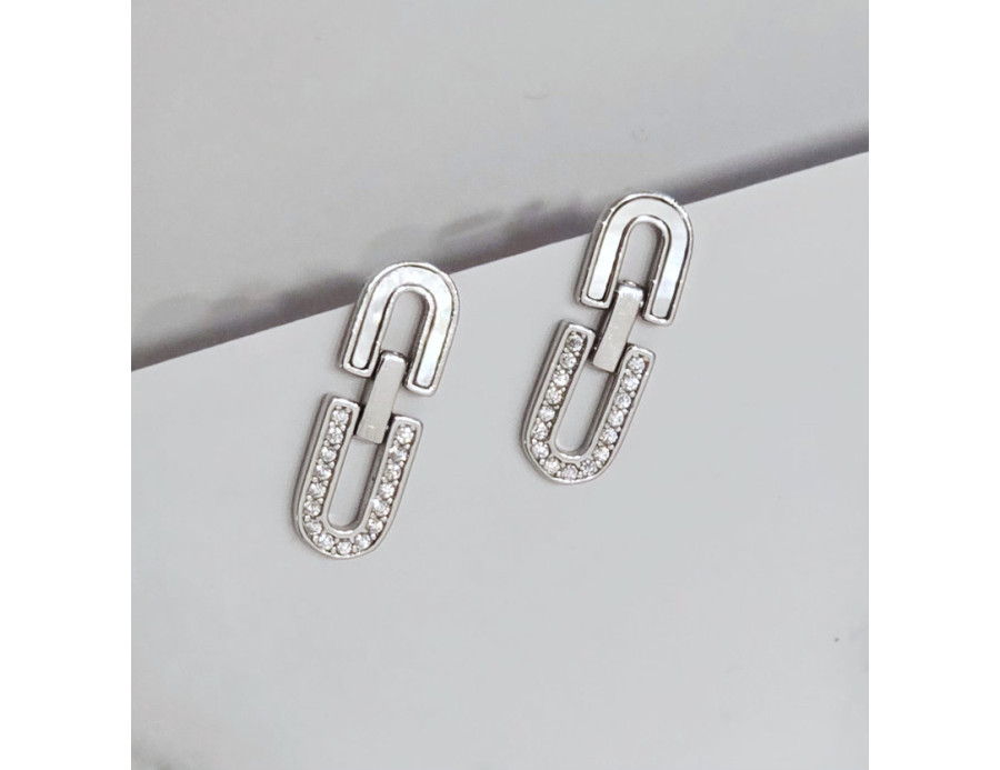 Pendientes pequeños Nácar Pendientes pequeños Nácar