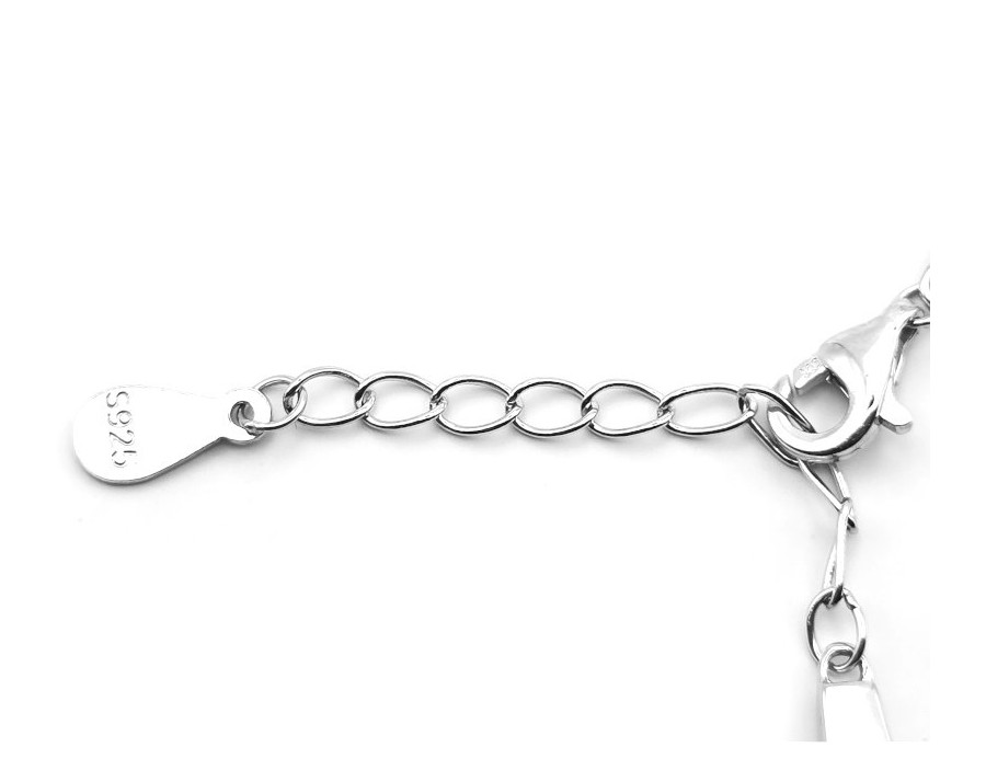 Pulsera Serpiente de plata con circonitas Pulsera Serpiente de plata con circonitas