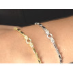 Pulsera Serpiente de plata con circonitas Pulsera Serpiente de plata con circonitas