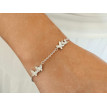 Pulsera Mariposas esmalte plata Pulsera Mariposas esmalte plata