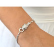 Pulsera Pantera plata circonitas Pulsera Pantera plata circonitas
