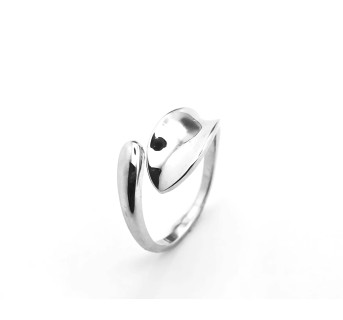 Anillo de plata lisa