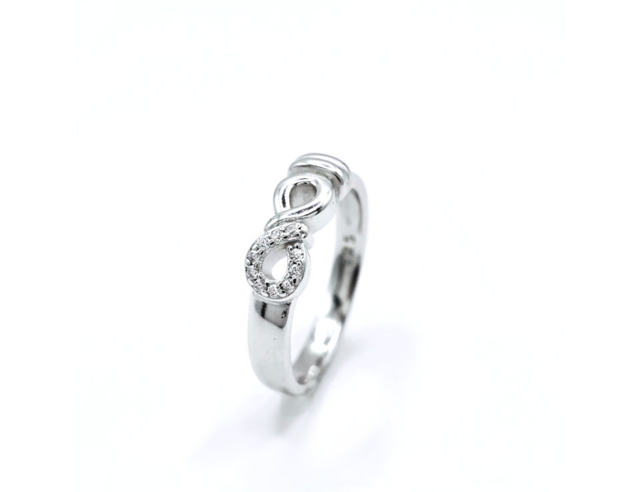 Anillo Infinito circonita plata Anillo Infinito circonita plata