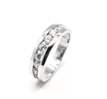 Anillo circonitas media alianza