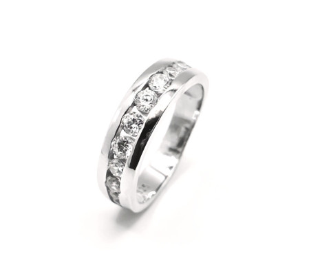 Anillo circonitas media alianza