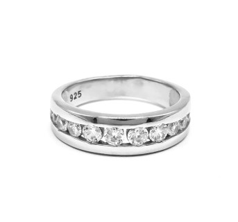 Anillo circonitas media alianza