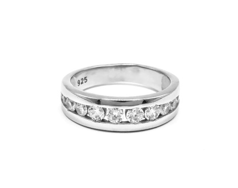 Anillo circonitas media alianza