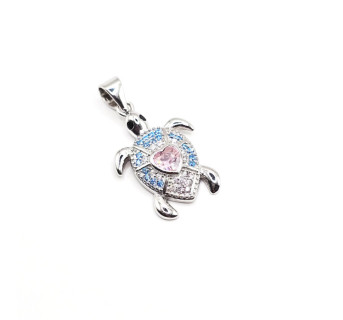 Colgante de plata Tortuga