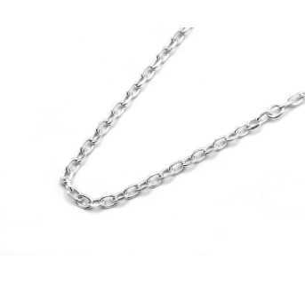 Cadena de plata Eslabones 40 cm