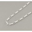 Cadena plata Forzada 45 cm.
