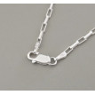 Cadena plata Forzada 45 cm.