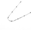 Cadena de plata Veneciana Bolas 45 cm Cadena de plata Veneciana Bolas 45 cm