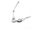Cadena de plata Veneciana Bolas 45 cm Cadena de plata Veneciana Bolas 45 cm