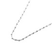 cadena de plata forzada Bolas 45 cm