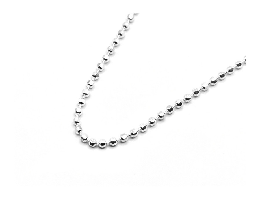 Cadena de plata Bolas 45cm