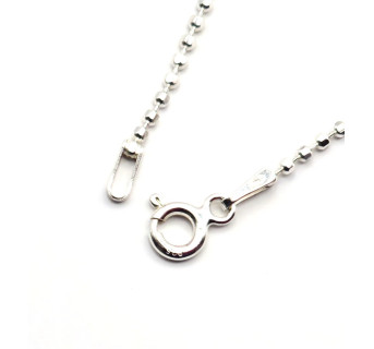 Cadena de plata Bolas 45cm