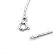Cadena plata Cola de Topo 45 cm