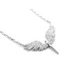 Collar de plata Alas circonitas Collar de plata Alas circonitas