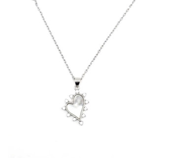 Collar Corazón Nácar